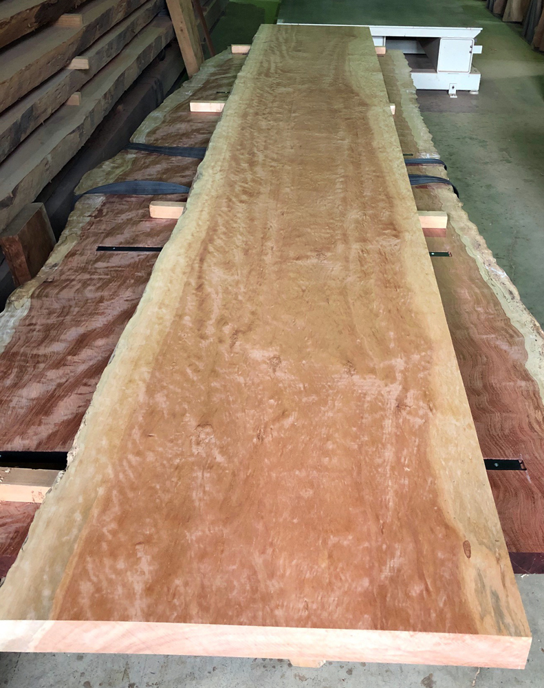 欅玉杢煙草盆硯明治期