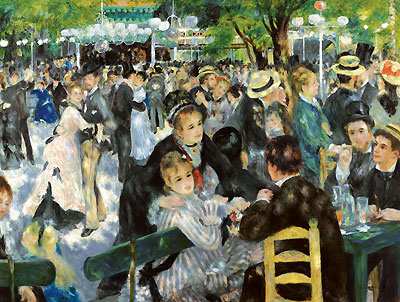 ルノワール作 ムーラン・ド・ラ・ギャレットの舞踏会