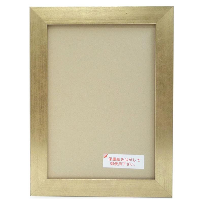 金色と黒色の油彩額縁 F15 金色と黒色の油彩額縁F15