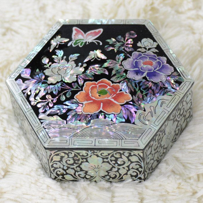 最高級ジュエリーボックス⭐︎韓国伝統工芸の螺鈿細工⭐︎