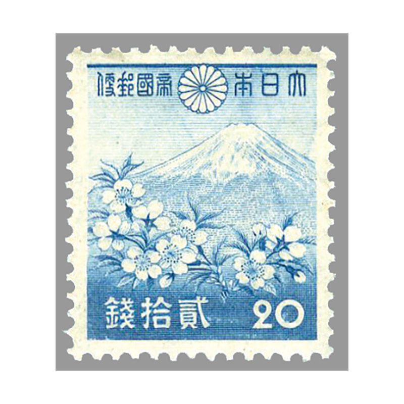 値下げ☆日本の古い切手 風景 第1次平面版10銭 美品 ブロック