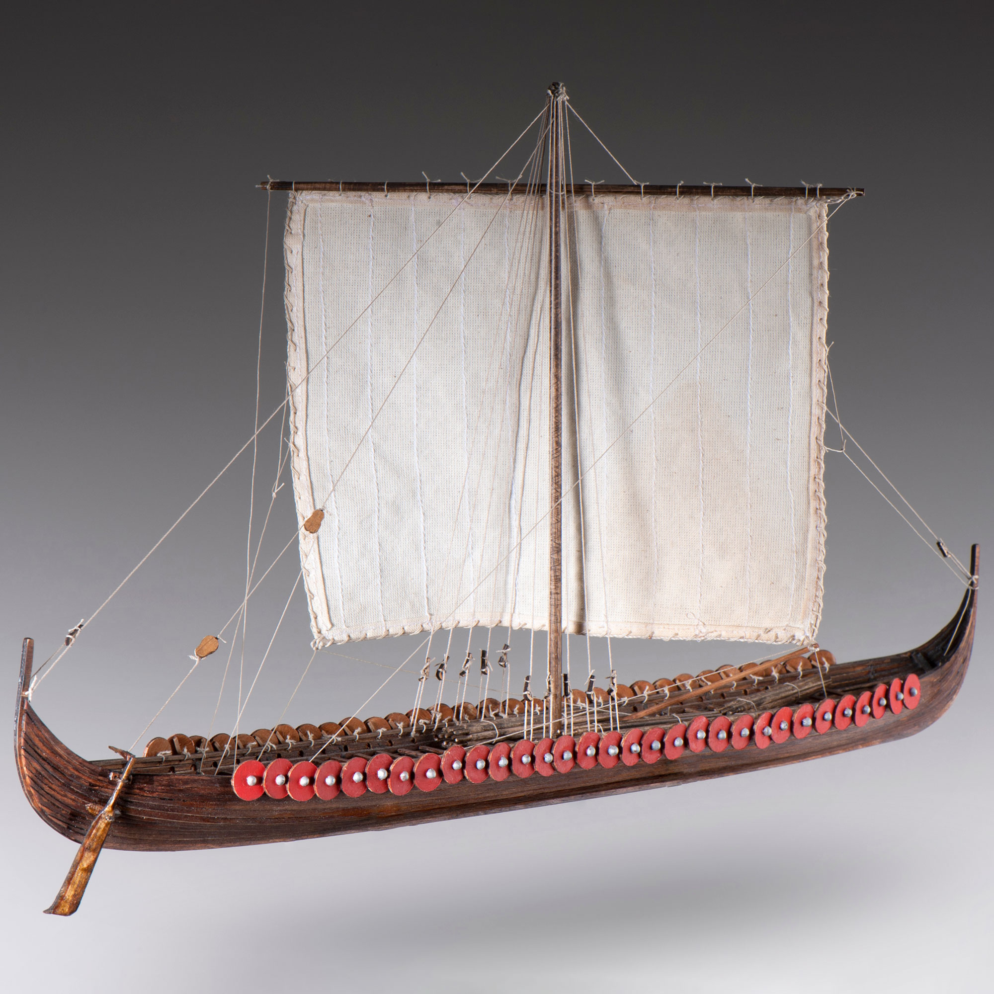 木製帆船模型キット バイキング ロングシップ