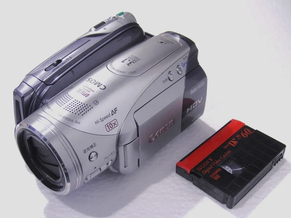 Canon iVIS HV10 HDV miniDV ビデオカメラ ダビングに miniDVの