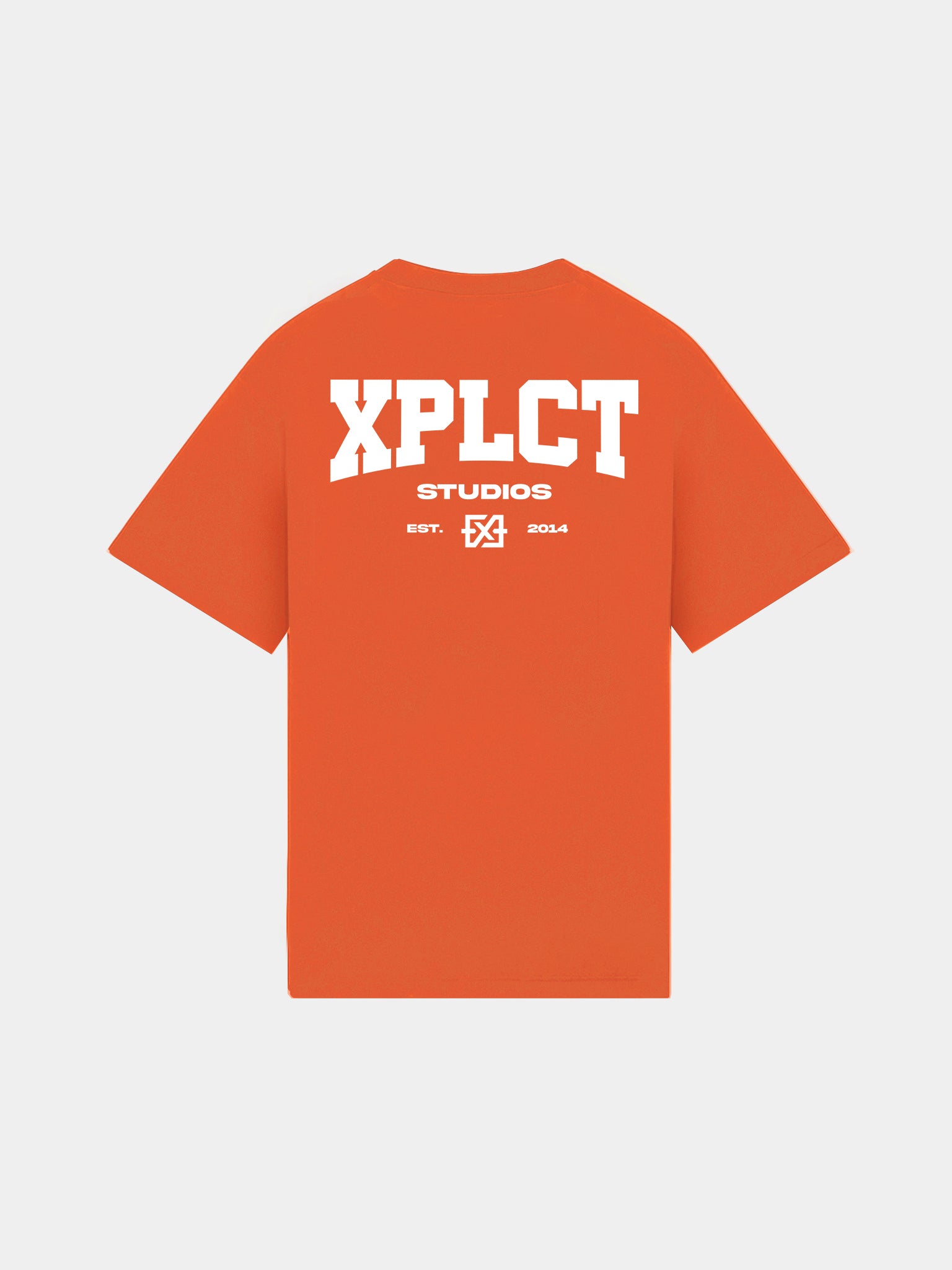 Community Tee | Orange/White – XPLCT STUDIOS