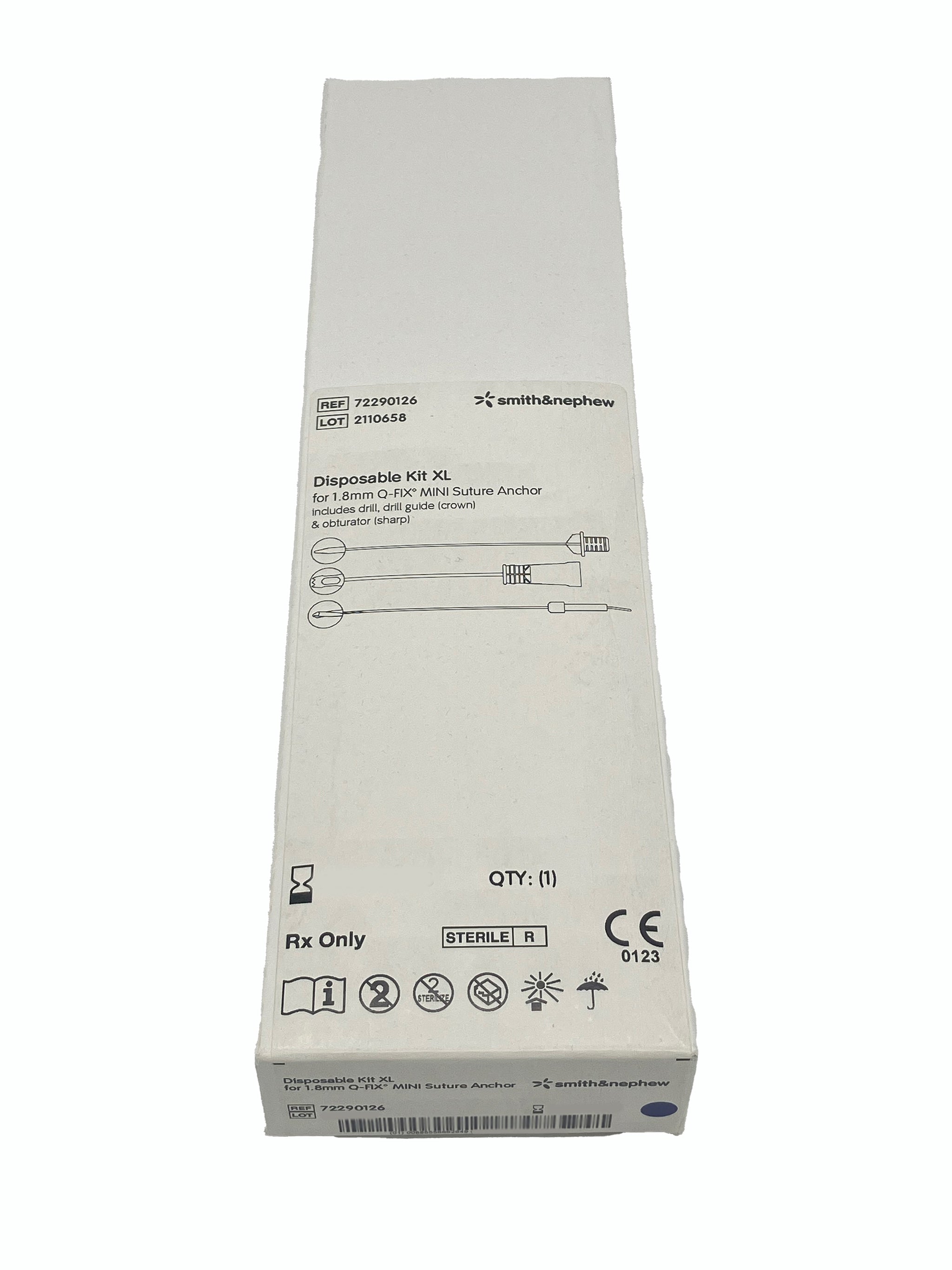 Smith & Nephew 1.8mm Q-Fix Mini Suture Anchor Disposable Kit XL