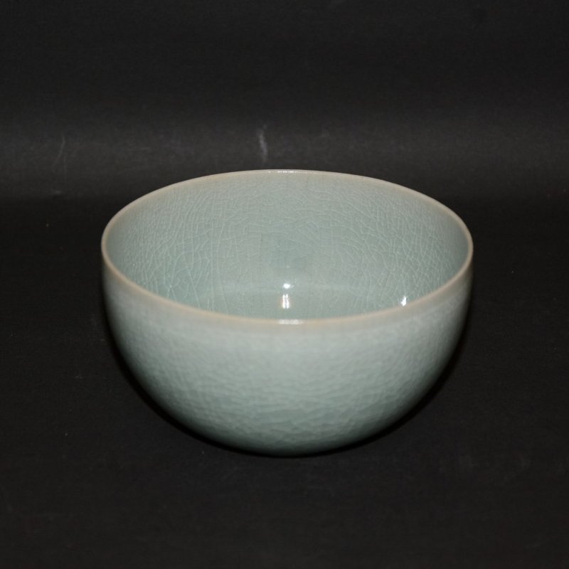 T723 蓋置 『高麗青磁』『韓国人間文化財』『柳根塋 作』 共箱