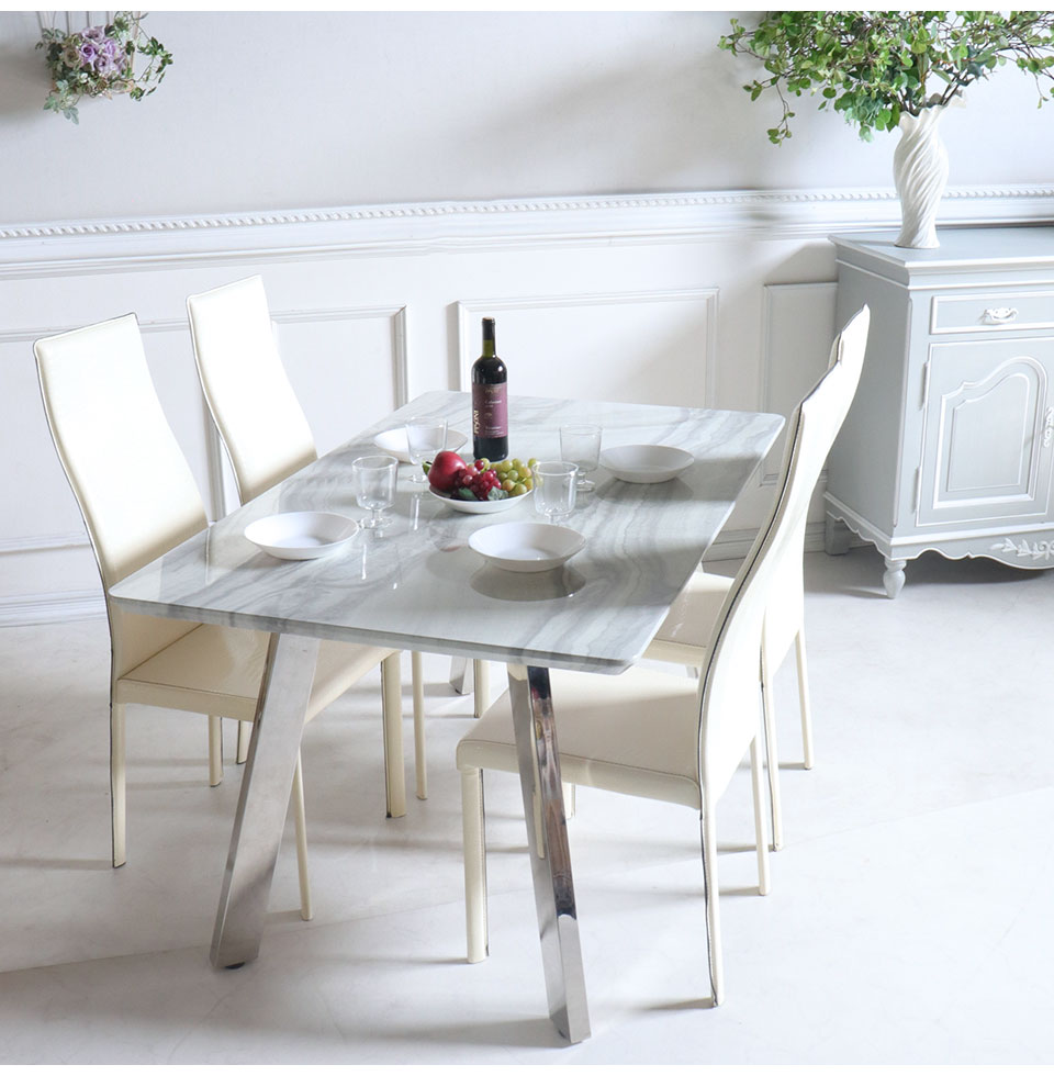 人気の人工大理石 ネオエレガンス ダイニングテーブル ホワイト