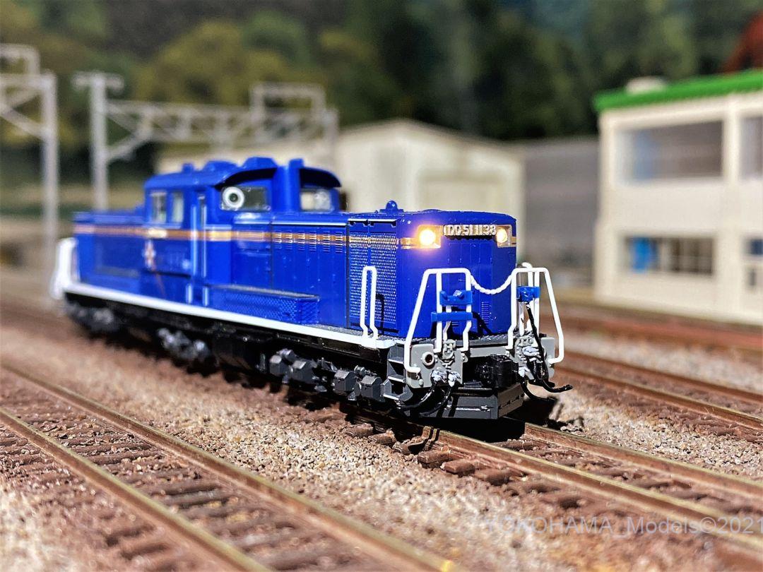 KATO 7008-F DD51 北斗星色重連仕様加工品