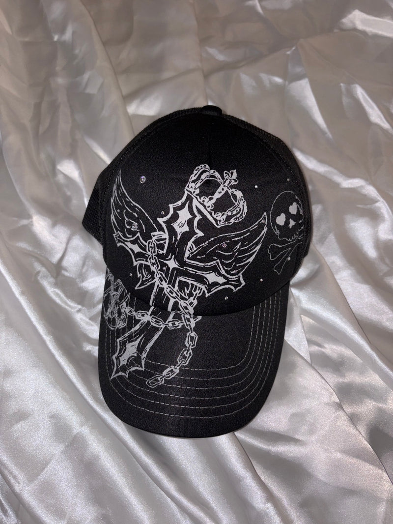 Cross Logo Mesh Cap – YZ