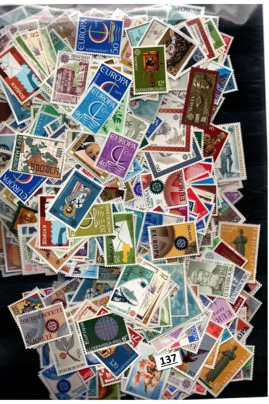 ヨーロッパ CEPT 切手セット 未使用 ミクスチャー 1000 - すてきな郵便