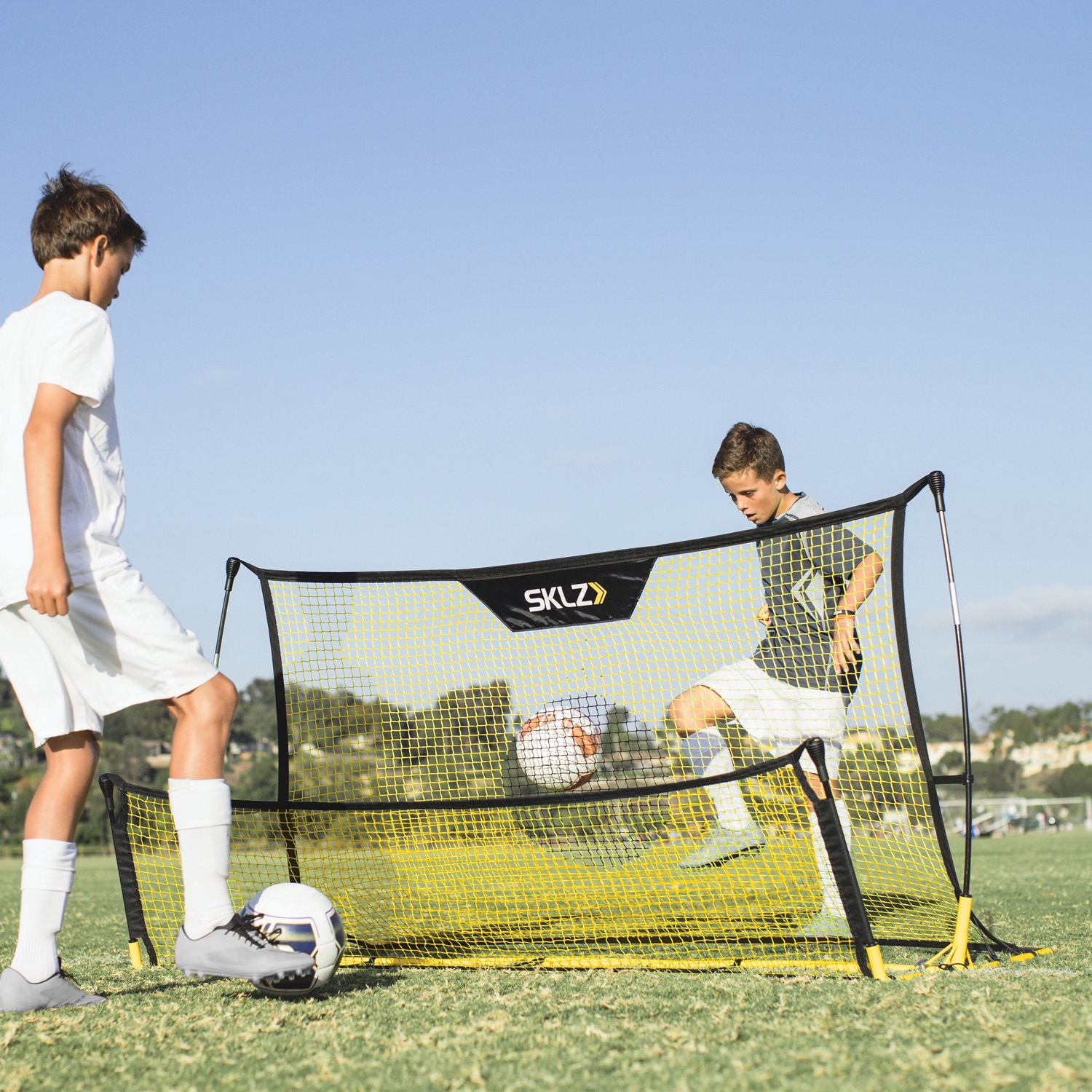 サッカー トレーニングネット クイックスター サッカートレーナー