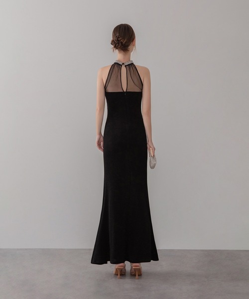 Leja（レジャ） ドレス 「LEJA LUXE」2WAYシアーネックビジュー