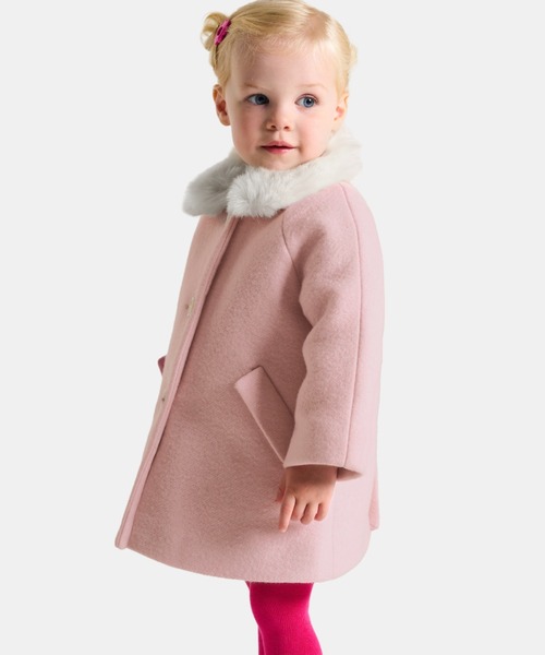 jacadi（ジャカディ） テーラードジャケット アウター フェイクファー