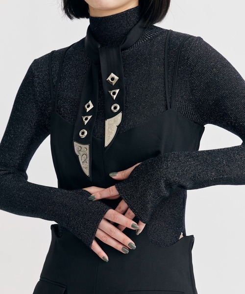 TOGA（トーガ） ネクタイ 「TOGA TOO/トーガトゥ」Metal ribbon tie