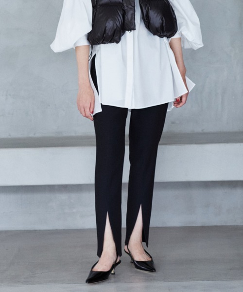 LE PHIL（ル フィル） パンツ 2WAYツイルフロントスリットパンツ