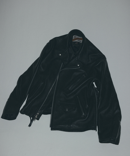 EDIFICE（エディフィス） 革ジャン ライダース 「Schott × markaware