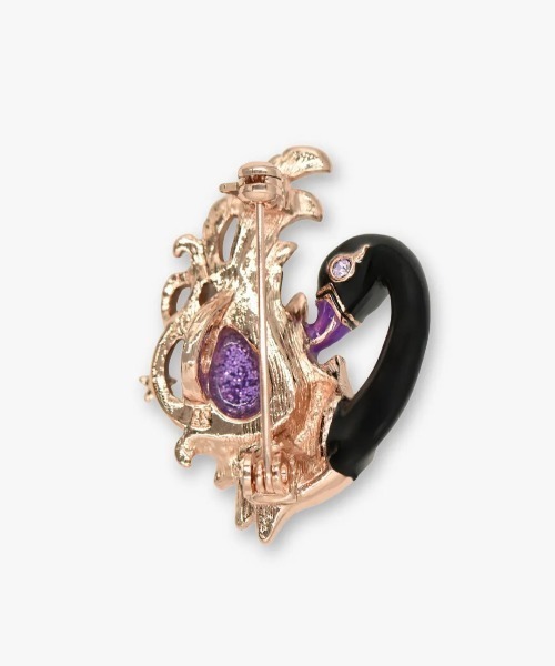 ANNA SUI（アナスイ） ブローチ ブラックスワンモチーフ ブローチ