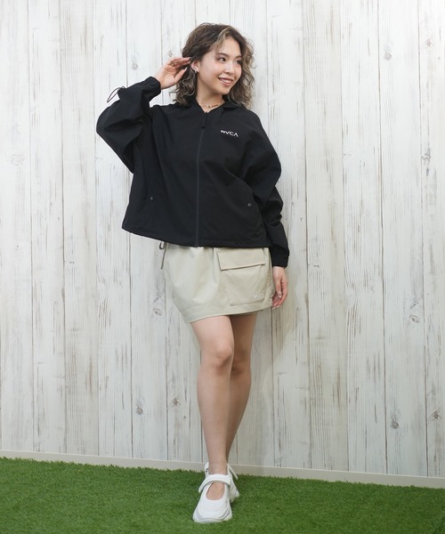 RVCA（ルーカ） ラッシュガード ジップアップラッシュガード/UVケア