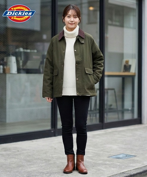 Dickies（ディッキーズ） ブルゾン アウター 襟コーデュロイ ダック