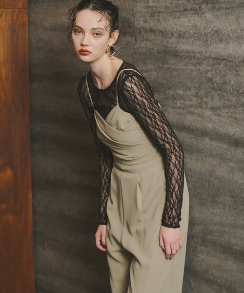 ANDRESD パンツドレス クロスオールインワンドレス / cross all in one