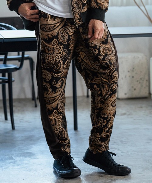 CAMBIO（カンビオ） パンツ mp12683- Gobelin Velour Combination