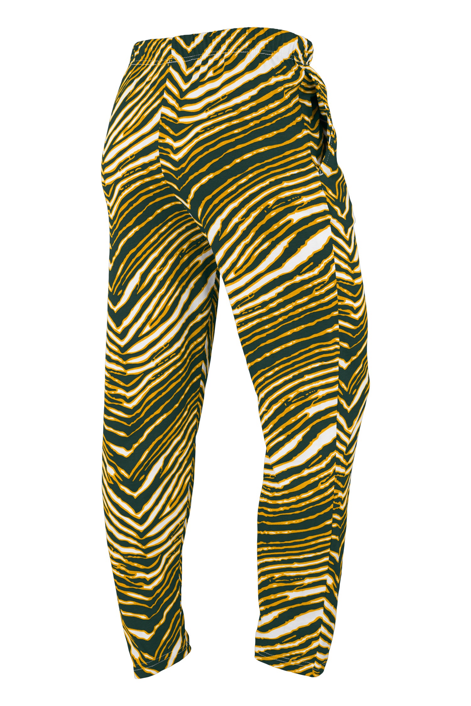 Zubaz NFL Adult Unisex Z88 Zebra Pants, Green Bay Packers For Men and