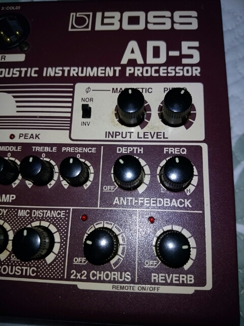 BOSS AD-5 アコースティック楽器プロセッサー BOSS AD-5