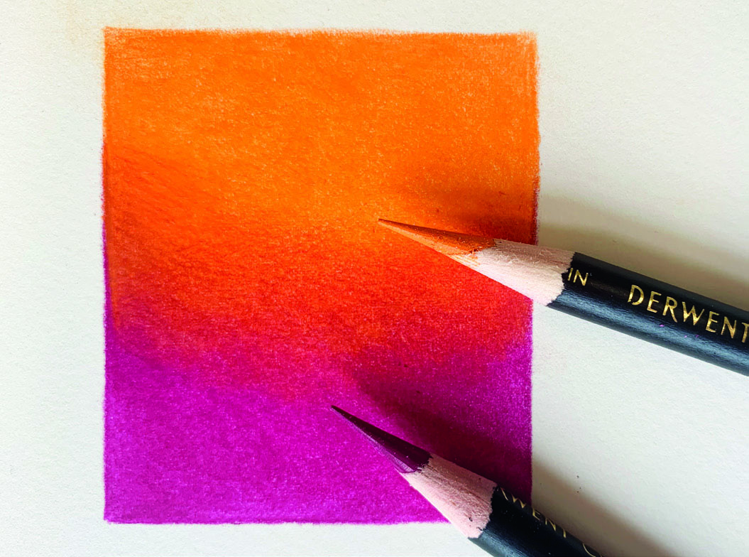 滑らかで色鮮やかな混色を表現できる油性鉛筆 「DERWENT