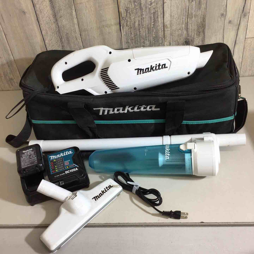 Makita CL107FD 掃除機 バッテリー2個付き 美品 Makita CL107FD 掃除機