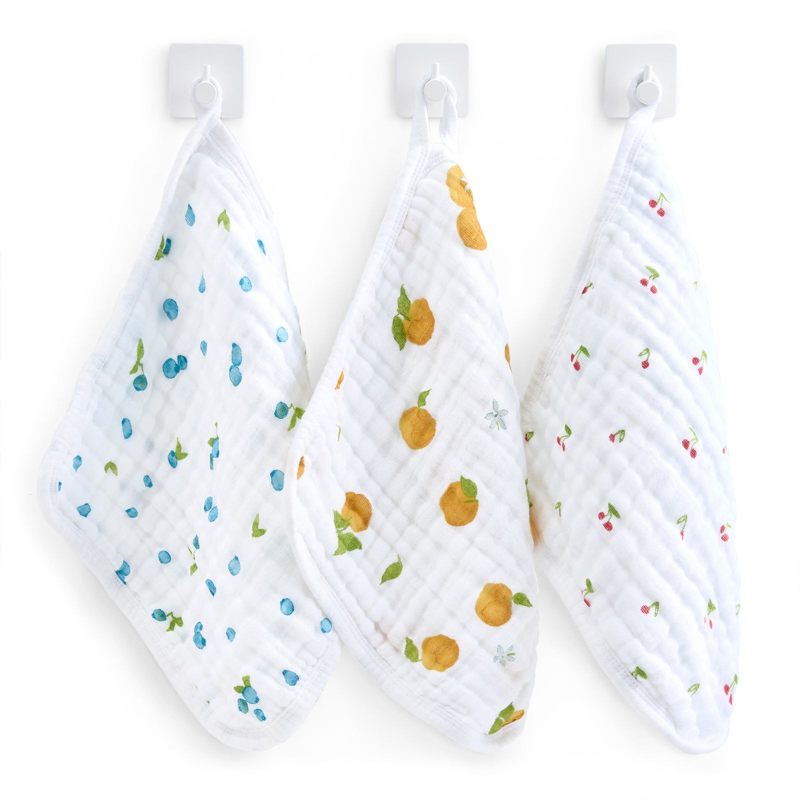 aden + anais] オーガニックウォッシュクロス（お口拭き） - 3枚セット