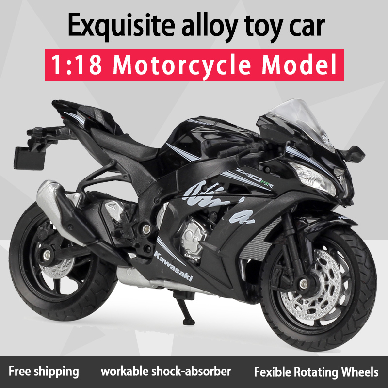 Welly 1:18 Kawasaki Ninja ZX10-RR Alloy Diecast Motorcycle Model