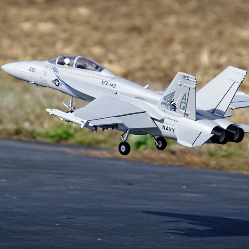 ラジコン飛行機F/A-18F V2 70mm スケールモデルキット FMS RC飛行機 F