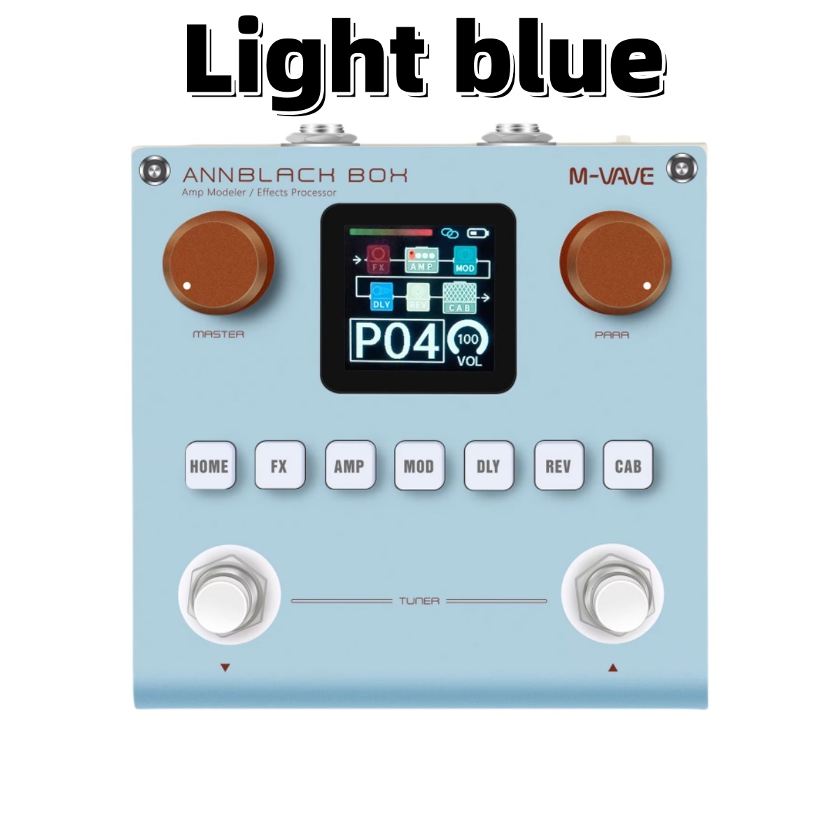 M-VAVE ブラックボックス ギター/ベース AMP モデラー マルチ