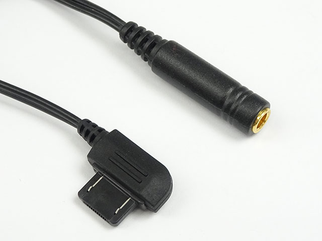 携帯電話用イヤホン変換コード(3.5mmステレオミニジャック⇔平型