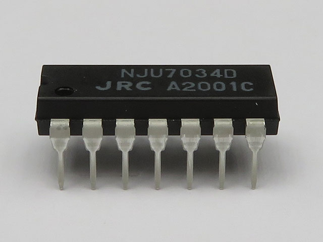 4回路入低電圧動作CMOSオペアンプ NJU7034D: 半導体 秋月電子通商-電子