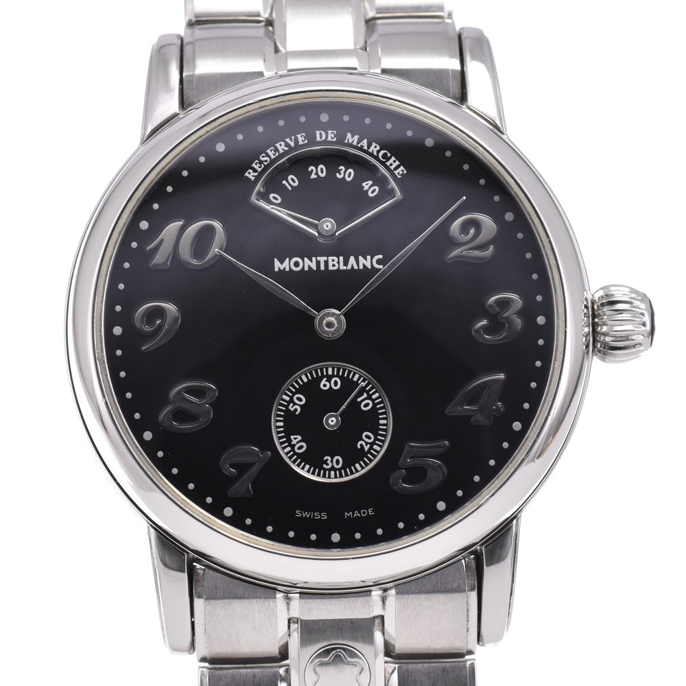 MONTBLANC Meistersteck 7017 Power reserve black Dial Hand Winding