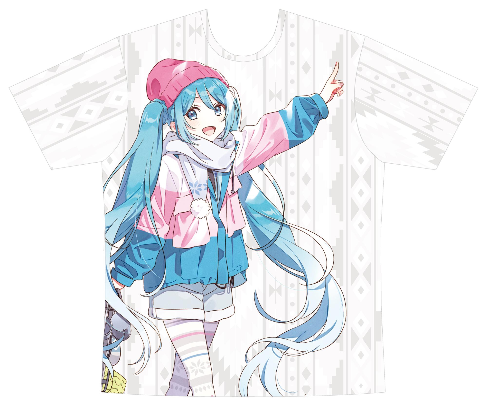 初音ミク×AOZORAGEAR フルグラフィックTシャツ（通常頭身ver