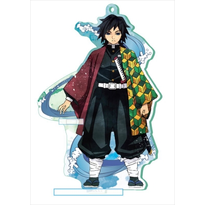 鬼滅の刃 柱展 等身大タペストリー 冨岡義勇 未使用品 約2m -