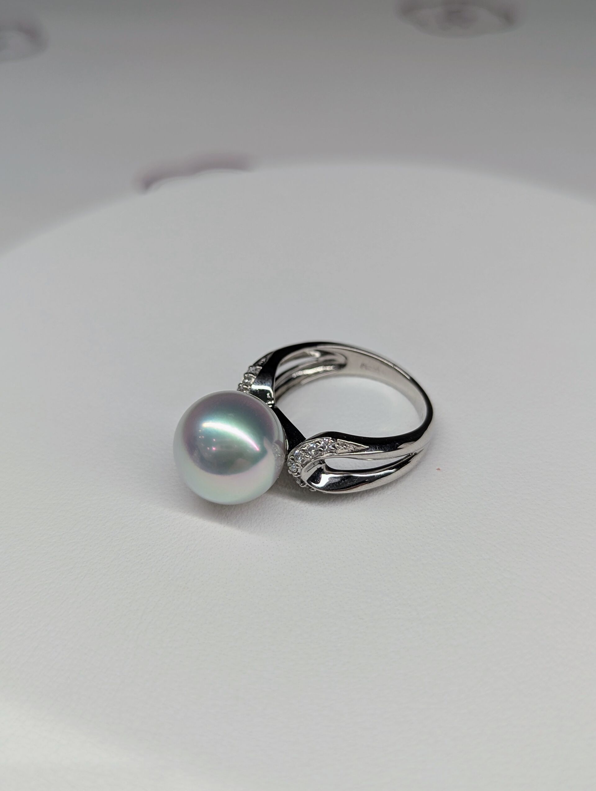 白蝶真珠11ミリプラチナリング | 商品紹介 | 三重県伊勢の真珠なら天埜真珠