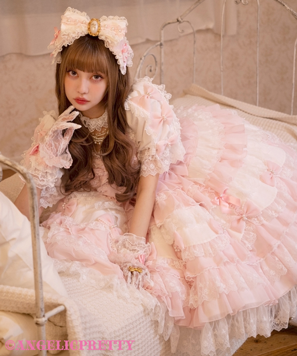 Angelic Pretty Happy Cakesロゼッタブローチ ピンク Happy Cakes