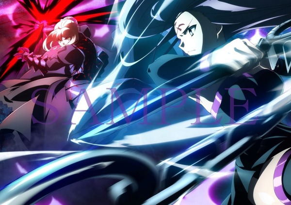 Fate stay night 原画 B3 イラスト クリアファイル Fate stay night