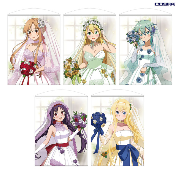 SAO」アスナ、ユウキらがウェディングドレス姿でお出迎え♪ 全国5か所