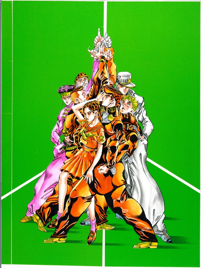 ジョジョの奇妙な冒険 岸辺露伴 複製原画 2017 S市杜王町 荒木