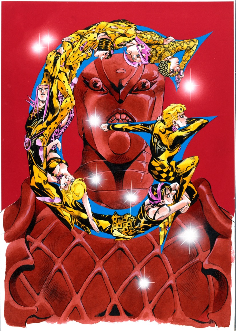 新品未開封 JOJO展 高級複製原画 黄金の風 荒木飛呂彦原画展 ジョジョ