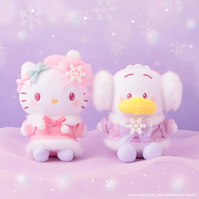 銀魂 サンリオ コラボ限定 定春 むにゅぐるみ ハローキティ ぬいぐるみ