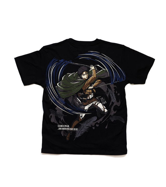 進撃の巨人」リヴァイvsジーク、エレンvsアニの激闘を刺繍で表現