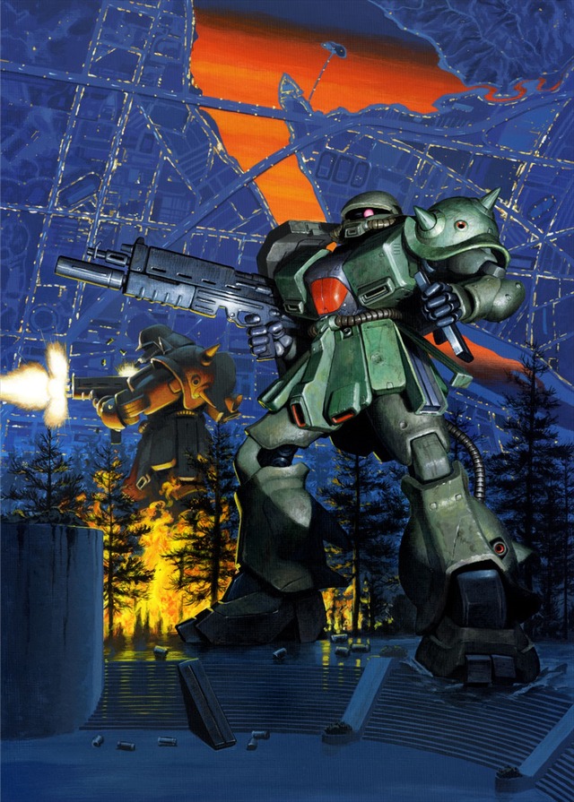 ガンプラ」絵師・開田裕治の画業40周年記念！「ガンダム」画集出版の