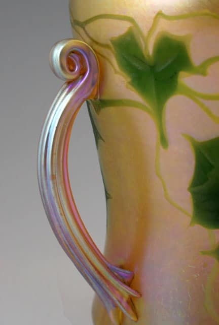 ティファニーグラス花瓶コンポートアンティーク