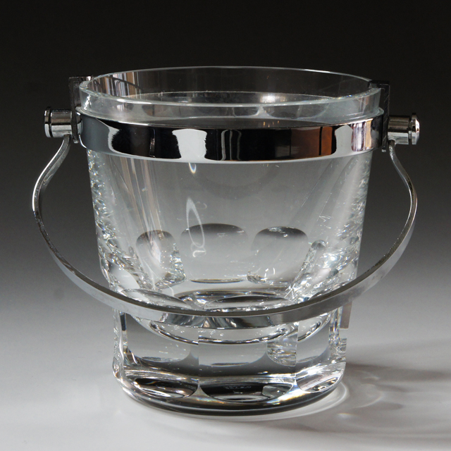 バカラ アルクール金ハンドル付アイスベール高さ15㎝トコチ東な7-0323