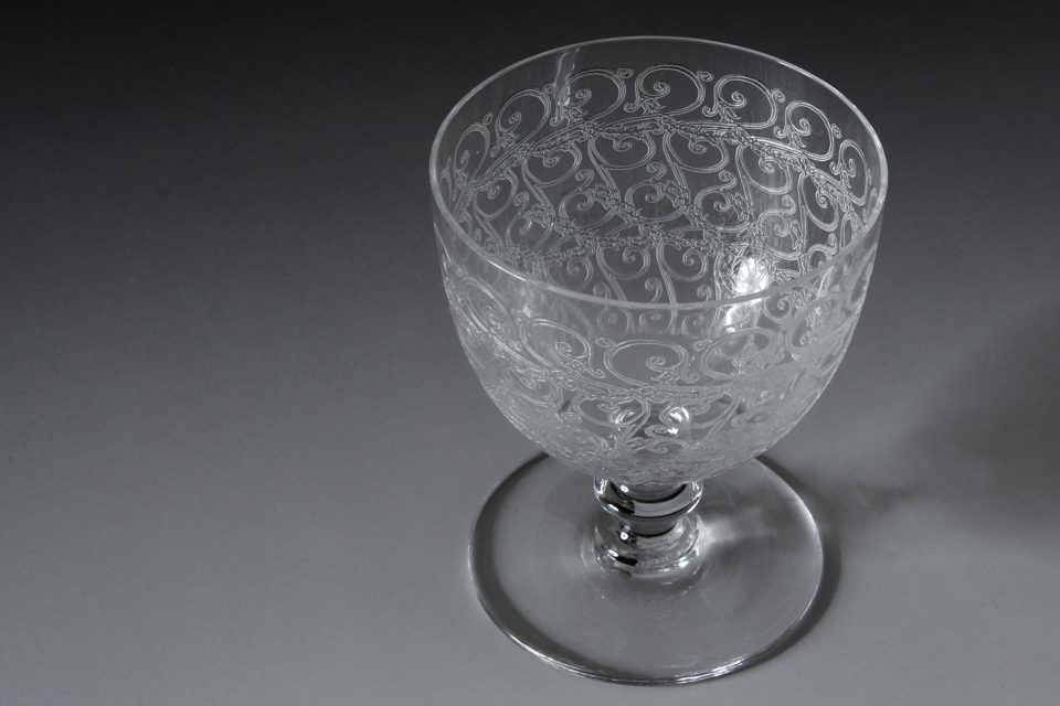 オールドバカラ「ローハン ROHAN ワイングラス（大）H 10